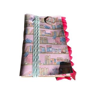 Handmade Vintage and Pastel Junk Journal Style School Themed Notebook